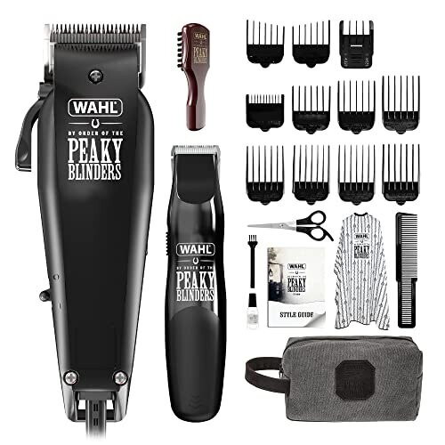 and Peaky Blinders Clipper Beard Trimmer Gift Set, Corded Hair