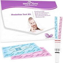 Ovulation Fertility Test Predictor Kit: Easy@Home 20 LH + 5 HCG Strips Accurate Fertility Test for Women Ovulation Monitor - Powered by Premom