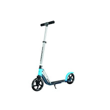 BigWheel 205 Pure Scooter - Scooter for Children and Adults - Scooter from 6 Years - City Scooter up to 100 kg - Foldable and Height Adjustable - Blue