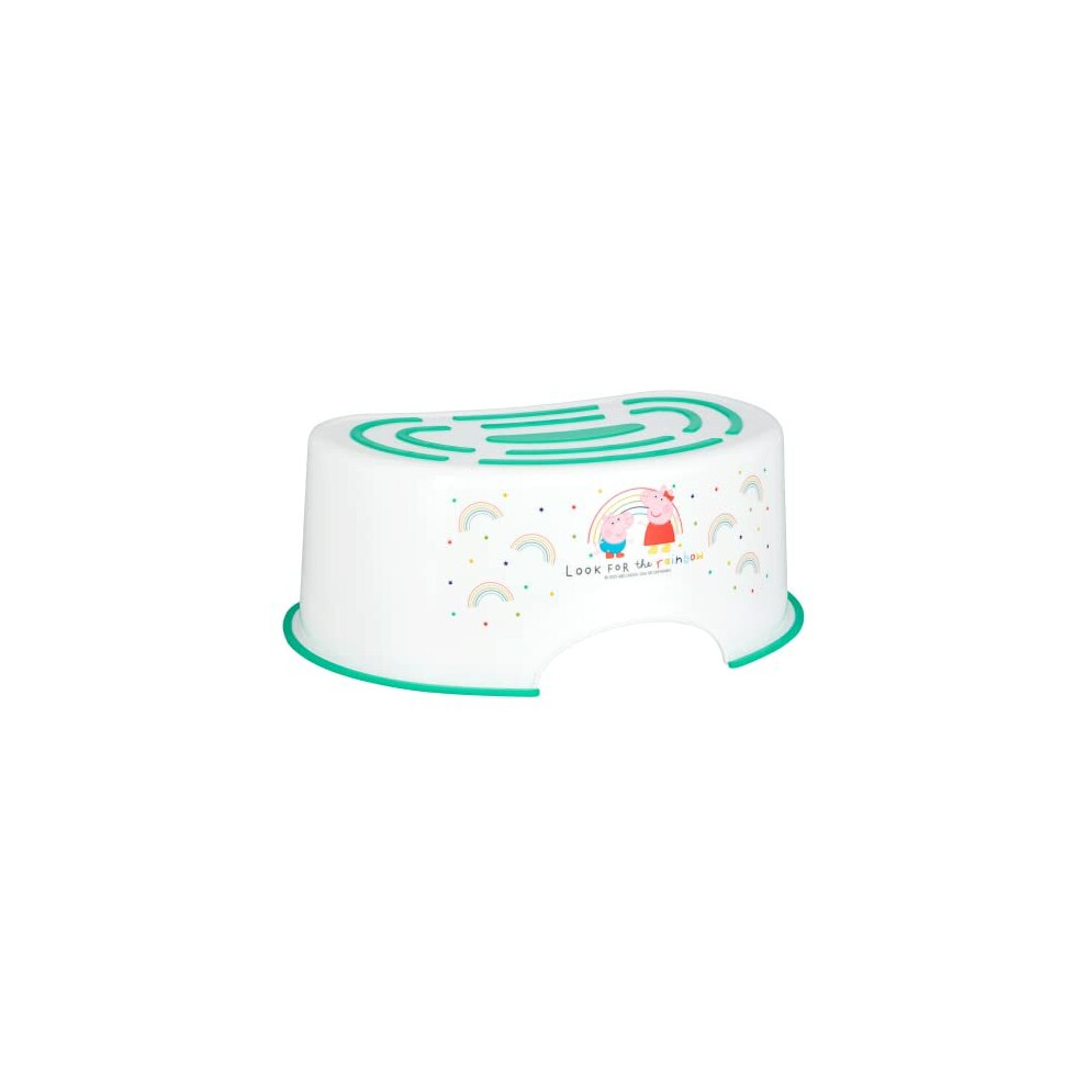 Toilet Training Range - 25cm George Pig Step Stool - Green