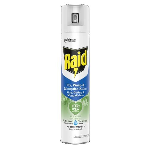 Plant Based Fly, Wasp and Mosquito Killer, Aerosol Spray, 300 ml