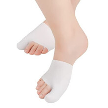 Gel Big Top Cap and Metatarsal Sleeves 2 Pack Big Toe Protector Bunion Cushions Metararsal Pads for Women and Men to Relieve Bunion Pain Prenvent Corn
