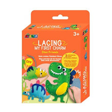 My First Lacing Kit | Dino Friends | Improve Sewing and Stitching Skills | Creative Fun for Kids 3+ (CH211798)