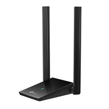 AX1800 Wi-Fi 6 Dual Antennas High Gain Wireless USB 3.0 Adapter, Dual-Band, Auto Driver, MU-MIMO, Low- Latency, 1m Cable, Supports Windows 10/11,