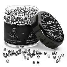 1500 Pieces Decanter Cleaning Balls Stainless Steel Cleaning Beads for Decanter, Bottles, Vases and Other Glassware Reusable Metal Balls