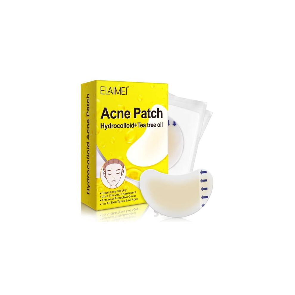 Hydrocolloid Acne Patch(20 Patches), Large Pimple Patch Spot Control Cover, Extra Larger Acne Patch for Covering Large Breakouts, Spot Patch, Pimple