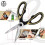Premium Kitchen Scissors Heavy Duty - Meat Scissors - Pizza Scissors - Heavy Duty Scissors for Kitchen Use - Kitchen Scissors Dishwasher Safe - 2