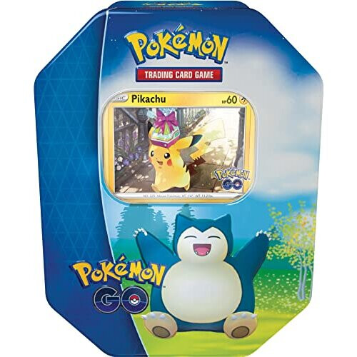 Pokémon Pokmon TCG: GO Tin - Snorlax (2 cartas foil e 4 boosters)