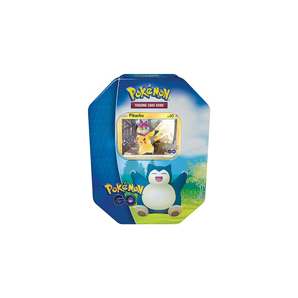 TCG: GO Tin - Snorlax (2 Foil Cards & 4 Booster Packs)