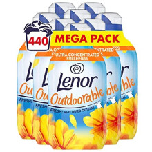 Outdoorable Fabric Conditioner, 440 Washes, 6.16 L (770 ml x 8), Summer Breeze, Ultra Concentrated Fabric Softener, Outside Freshness Even When Drying