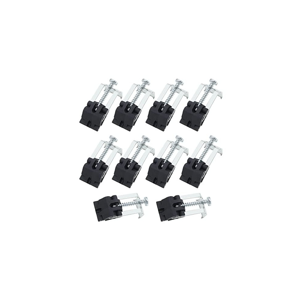 10Pcs Undermount Sink Clips Kitchen Sink Clips Installation Repair Hardware Clips Fastener Support for Kitchen Bathroom Shower Room