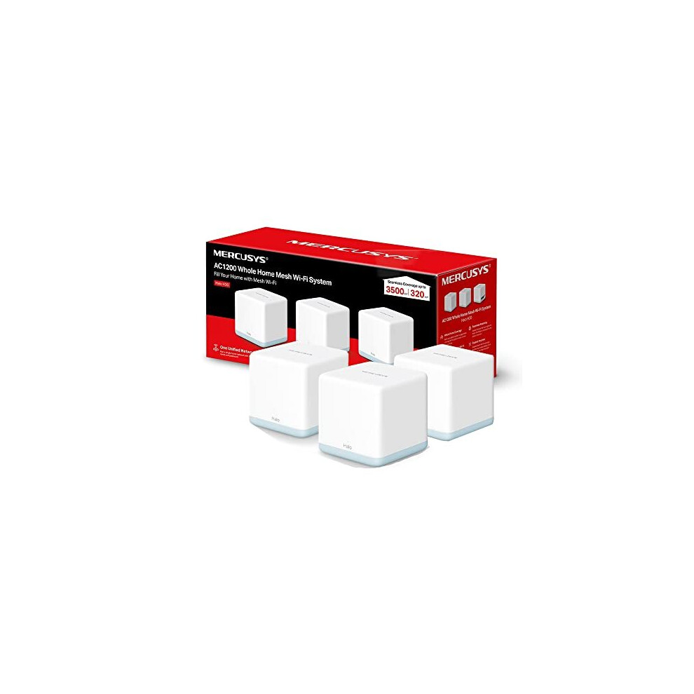 Ac1200 Whole Home Mesh Wi-Fi System, Coverage Up To To 3,500 Ftâ² (320 Mâ²), Connect Over 100 Devices, Full Gigabit Ports, Dual Band Wi-Fi, Easy App 6957939000769