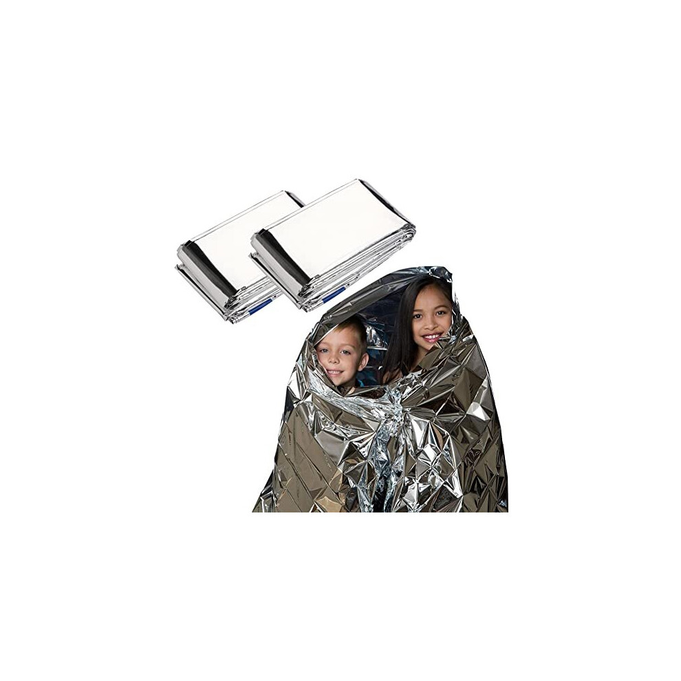 Emergency Blankets Thermal Survival Blankets Camping Rescue Blanket First Aid Foil Blanket Waterproof Wrap Blanket Survival tool for Outdoors