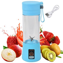 Portable Blender Personal Mini Blender, Shakes Smoothies Ice Jucier Cup Strong Power Rechargeable Blender Handheld Electric Fruit Six Bladesfor Home