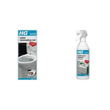 Toilet Renovation Kit, Bathroom & WC Cleaner/Descaler & Stain Remover (500ml/1 Pack) - 318006106&Bathroom Cleaner, Shower & Washbasin Spray - 500ml