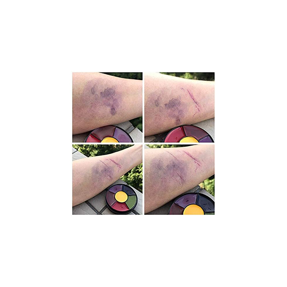 Liquid Latex Scar Wax SFX Makeup Kit for Fake Scars Wounds Burns With 6