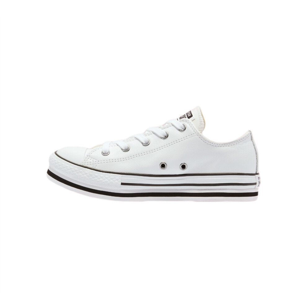 Converse (11) Leather Eva Platform Chuck Taylor Junior White