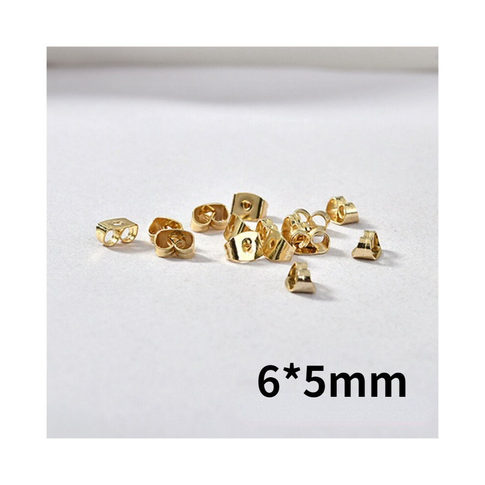Color-preserving 14k bag butterfly ear plug earplugs earring plug accessories diy earring material-image-OPC-PBS88BT-NEW