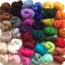 Arrival 40 colors 3g/bag Felting Wool Fibre Felt Fabric Felt Craft Toys Felting Wool Felting Craft