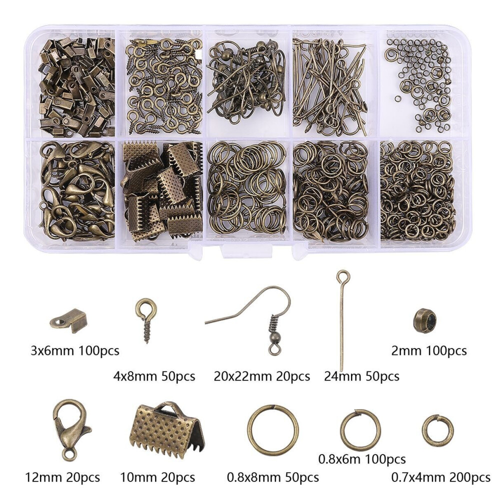 Boxed Earrings Material Package Diy Necklace Extension Chain Bracelet Tail Chain Earring Jewelry Basic Accessories