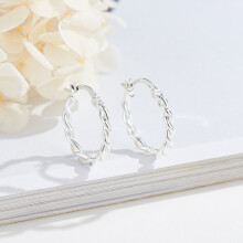 925 Sterling Silver Earrings Circle hoop Earrings For Women Gift Earings jewelry