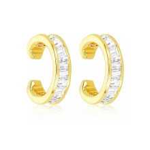 Filled CZ Cilp Earrings For Women Colorful Zircon EarCuff Earrings Women's Party Wedding Jewelry
