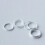 Hot Stackable Multi-Layer Slim Ring for Women Sterling Silver 925 Ring Fine Jewelry Bijoux 4