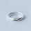 Hot Stackable Multi-Layer Slim Ring for Women Sterling Silver 925 Ring Fine Jewelry Bijoux 1