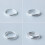 Hot Stackable Multi-Layer Slim Ring for Women Sterling Silver 925 Ring Fine Jewelry Bijoux 2