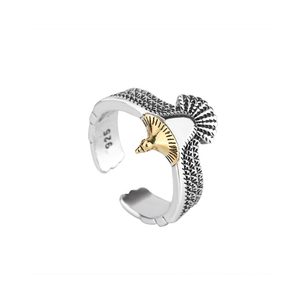 925 Sterling Silver Unique Ring Finger Delicate Eagle Head Excellent Ring for Man Woman Punk Rock Jewelry Rings-image-OPC-PBS8NB6-NEW