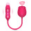 Rose Sucking Toy Vibrator with Thrusting Vibrating Egg for Women 1