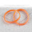 2Pcs Accessory Planer Drive Belt Replacement Equipments Home Orange Electric 4