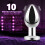 Wireless Remote Control Metal Anal Plug Rear Court,Prostate Massager 2