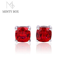 MINTYBOX Diaspore 925 Sterling Silver Stud Earrings For Women Created Zultanite Silver Earrings Change