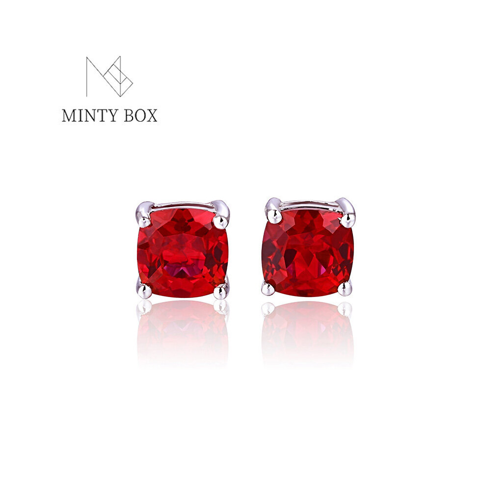 Mintybox Diaspore 925 Sterling Silver Stud Earrings For Women Created Zultanite Silver Earrings Change Multicoloured