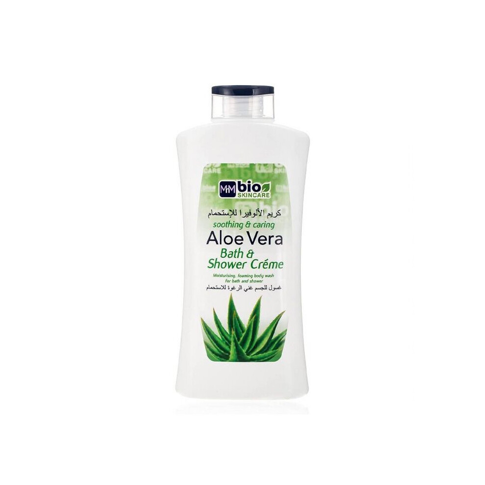 Cream Bio Skincare Soothing & Caring Aloe Vera Bath And Shower 750 Ml