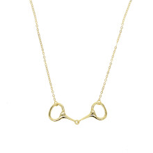 925 Sterling Silver Delicate High Polished Snaffle Bit Equitation Jewelry Horse Lover Necklaces With Women Earring Sets
