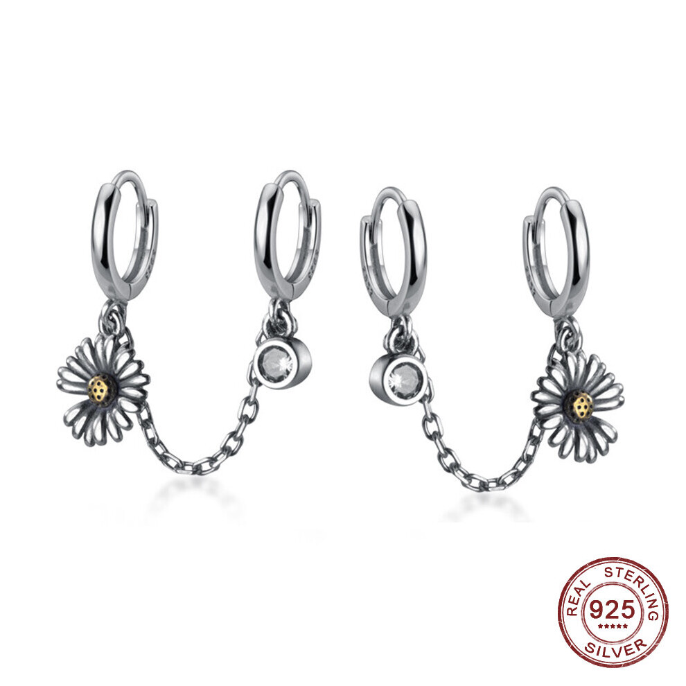 1 Pair PUNK Rock Men Brief Earring Unisex S925 Silver Small Safety Pins Puncture Unique Stud Earring for Women delicate Jewellry-image-OPC-PBS9JTH-NEW