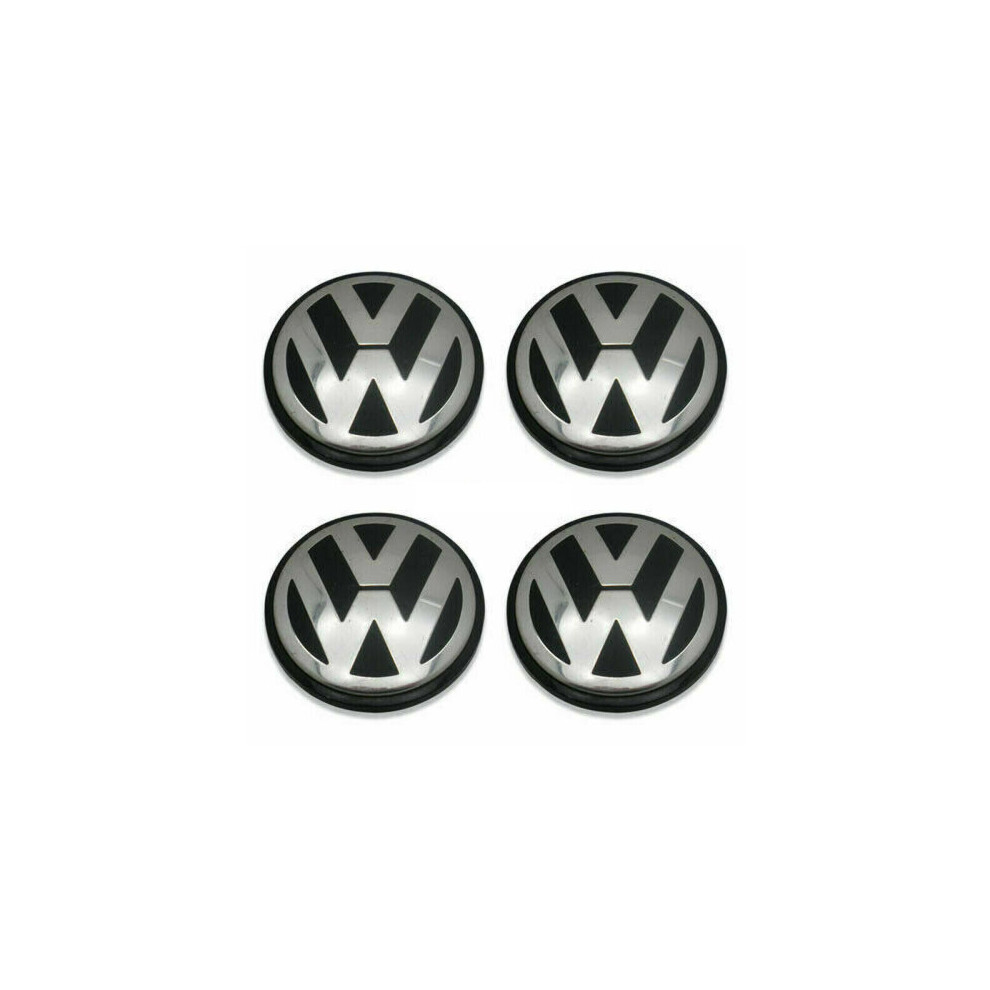 4pcs Volkswagen Hubcaps Wheel Center Caps Covers 65mm