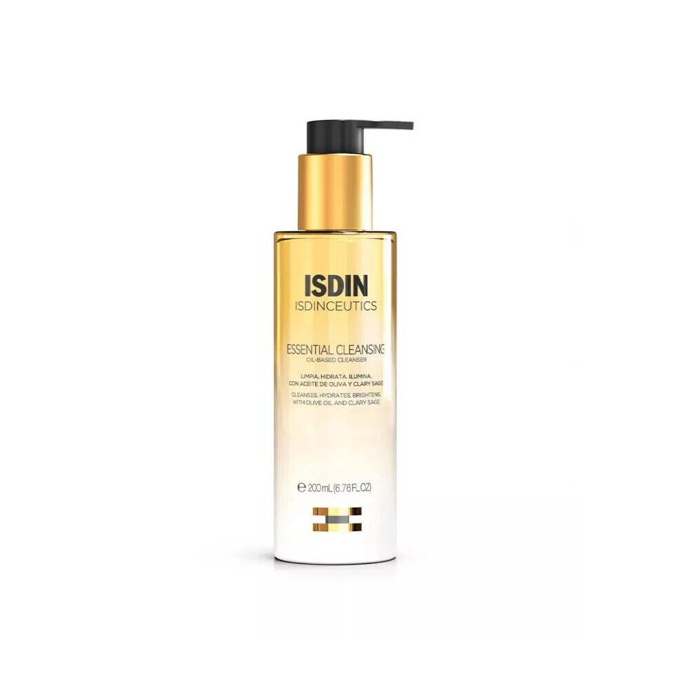 Isdin Isdinceutics Essential Cleansing Oil Based Facial Cleanser 200ml