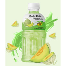 (Pack Of 6) Mogu Mogu Melon Juice with 25% NATA De Coco
