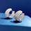 Neymar's Same Full-diamond Close-set Earrings 925 Silver Light Small High-grade Earrings 3