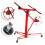 Living And Home (Red) 16FT Rolling Drywall Lifter Panel Hoist Jack Tool 7