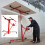 Living And Home (Red) 16FT Rolling Drywall Lifter Panel Hoist Jack Tool 4