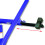 Living And Home (Blue) 16FT Rolling Drywall Lifter Panel Hoist Jack Tool 4