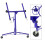 Living And Home (Blue) 16FT Rolling Drywall Lifter Panel Hoist Jack Tool 6