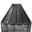 Living And Home 12x Black Cladding Galvanized Roof Sheets Metal Profile Corrugated Roofing Sheet 1