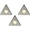 Litecraft Under Cabinet Triangular LED Satin Nickel - 3 Pack Clearance 1