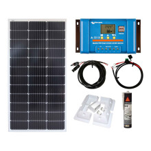 Victron 100w Solar Panel Kit battery charging PWM-USB Controller brackets