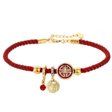 Bracelet Bangle Lucky Jewelry Men Women Chinese Character Charm Year Gift